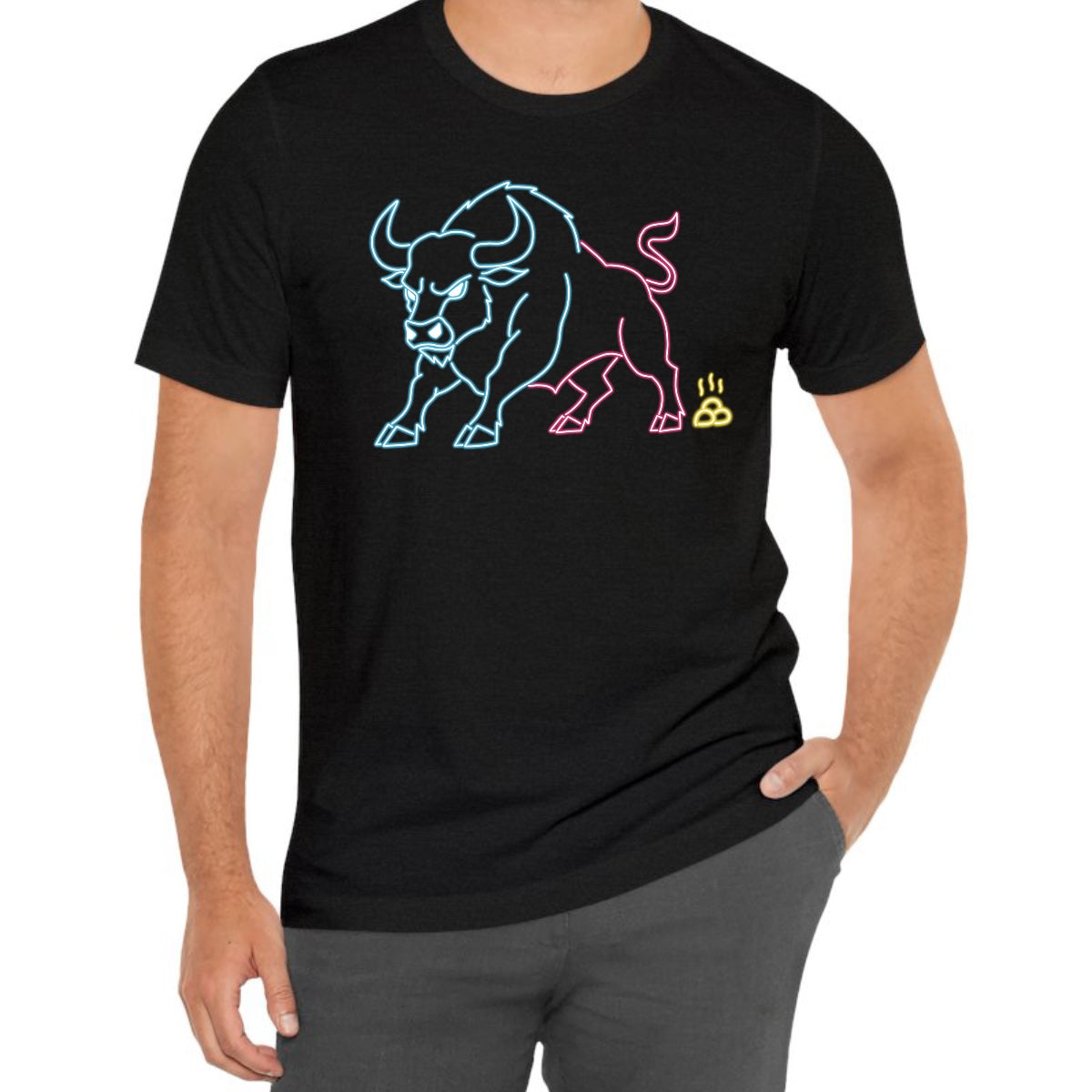 Neon Bull 💩 Tee