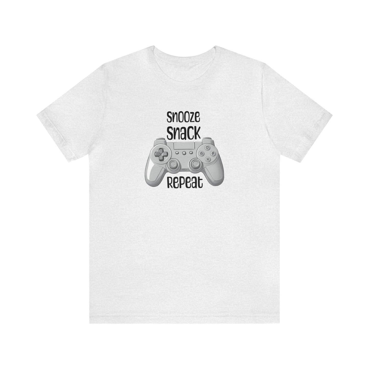 Snooze Snack Game Repeat Tee