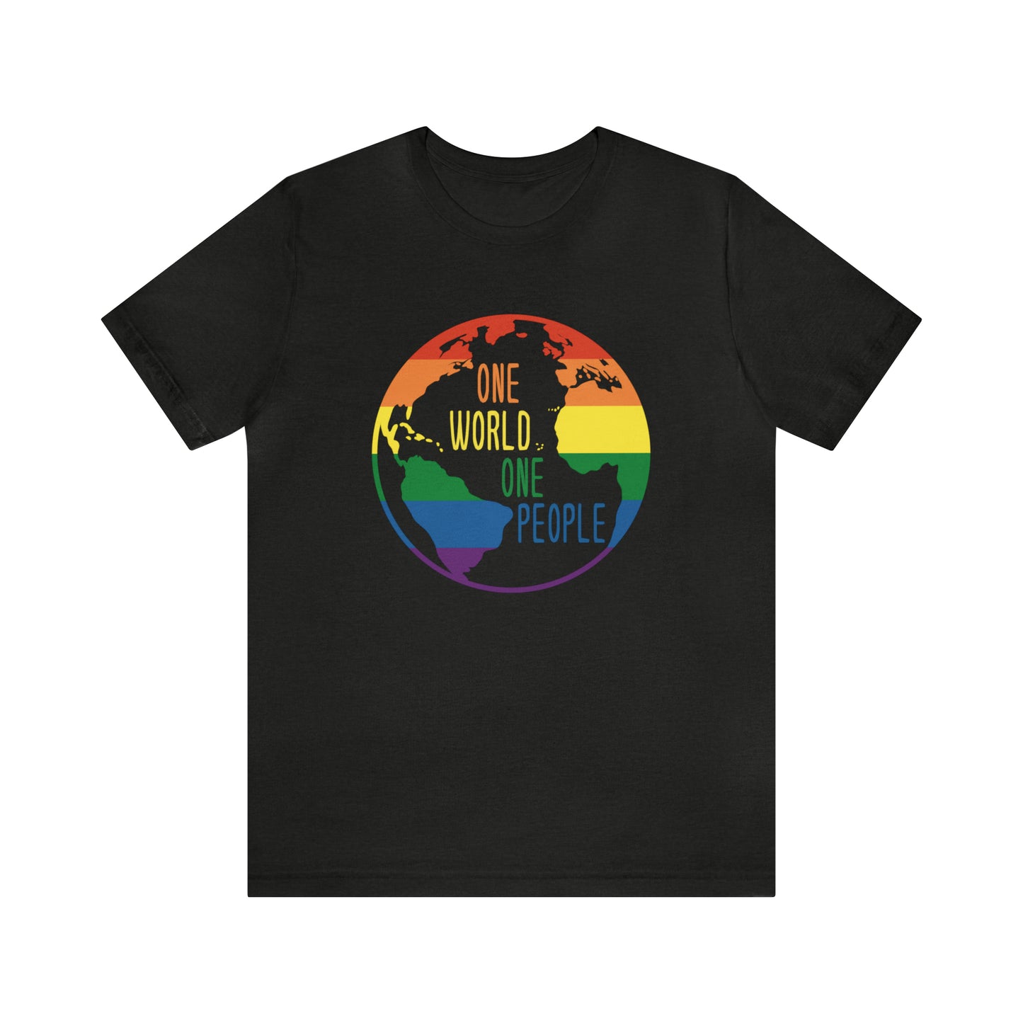 Rainbow One World One People Tee