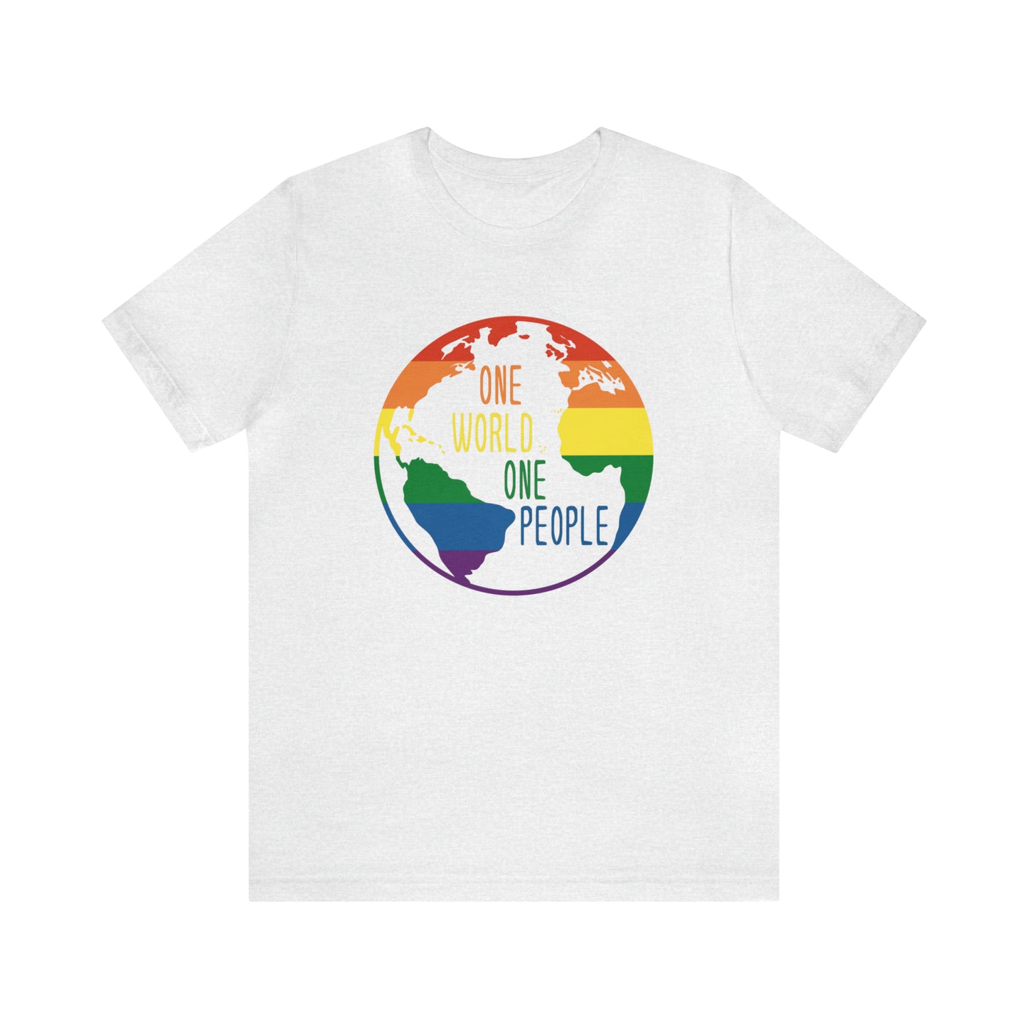 Rainbow One World One People Tee