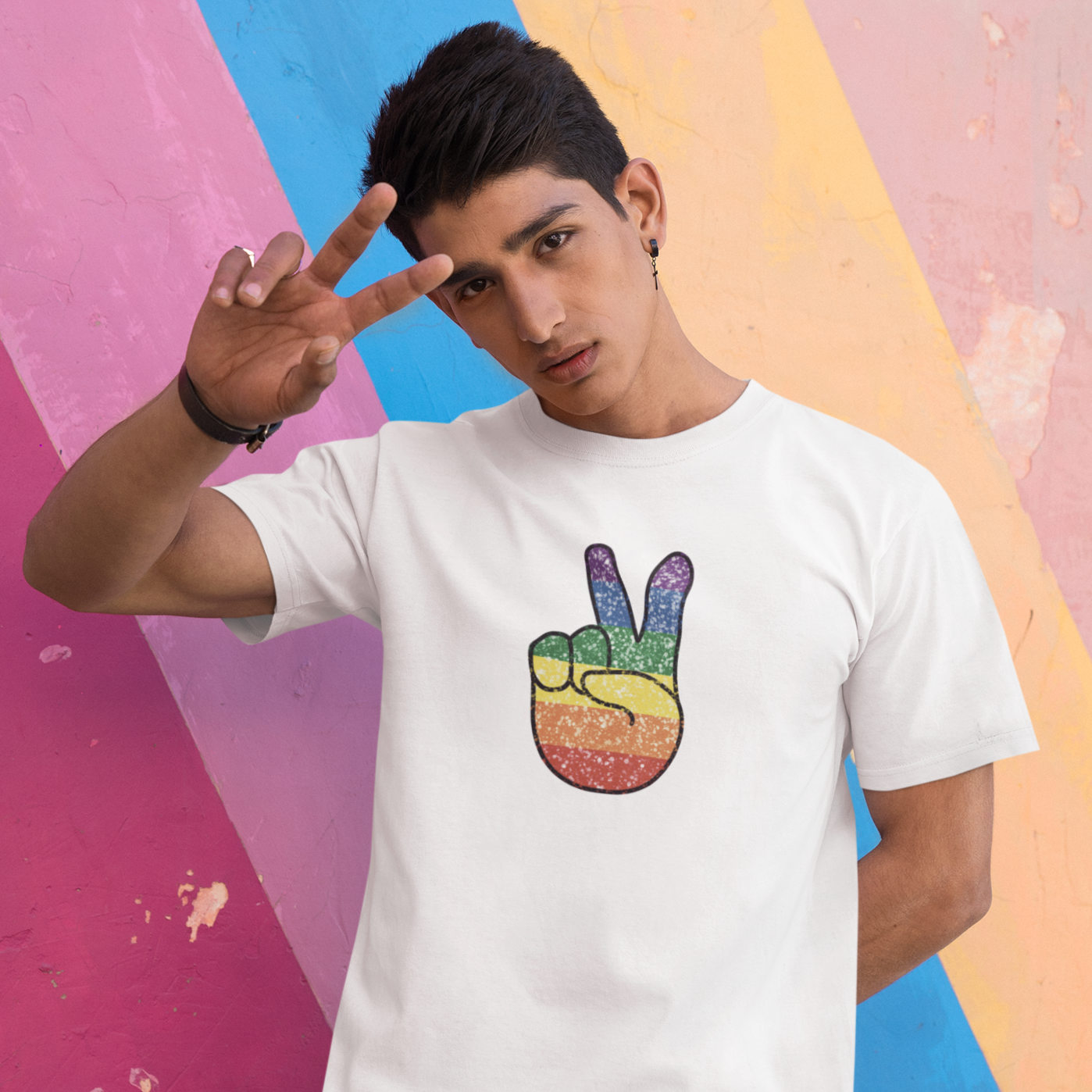 Rainbow Peace Tee