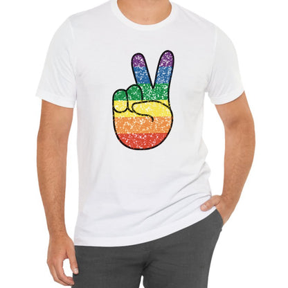 Rainbow Peace Tee