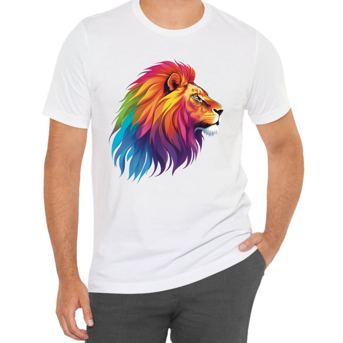 Rainbow Lion Tee