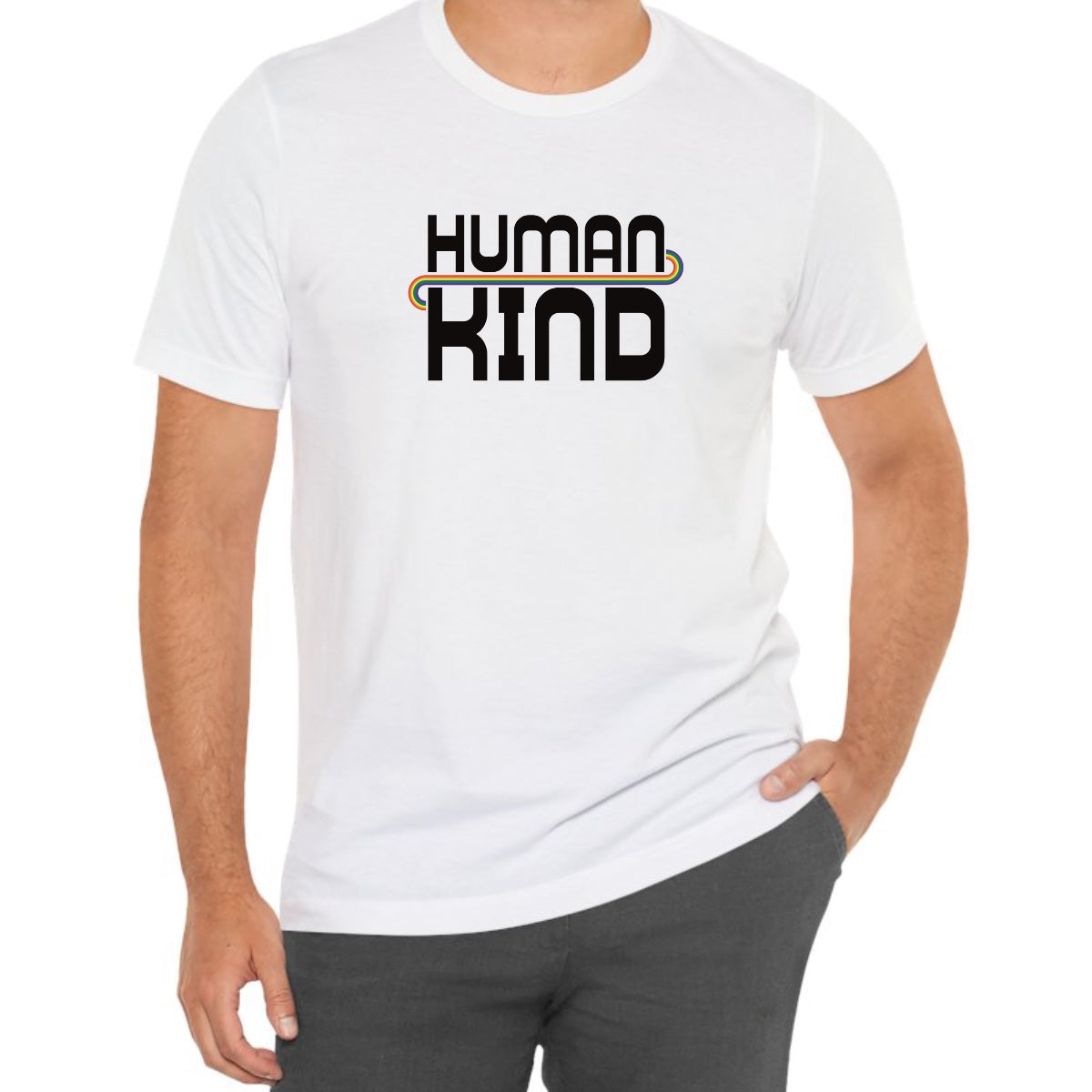 Rainbow Human Kind Tee