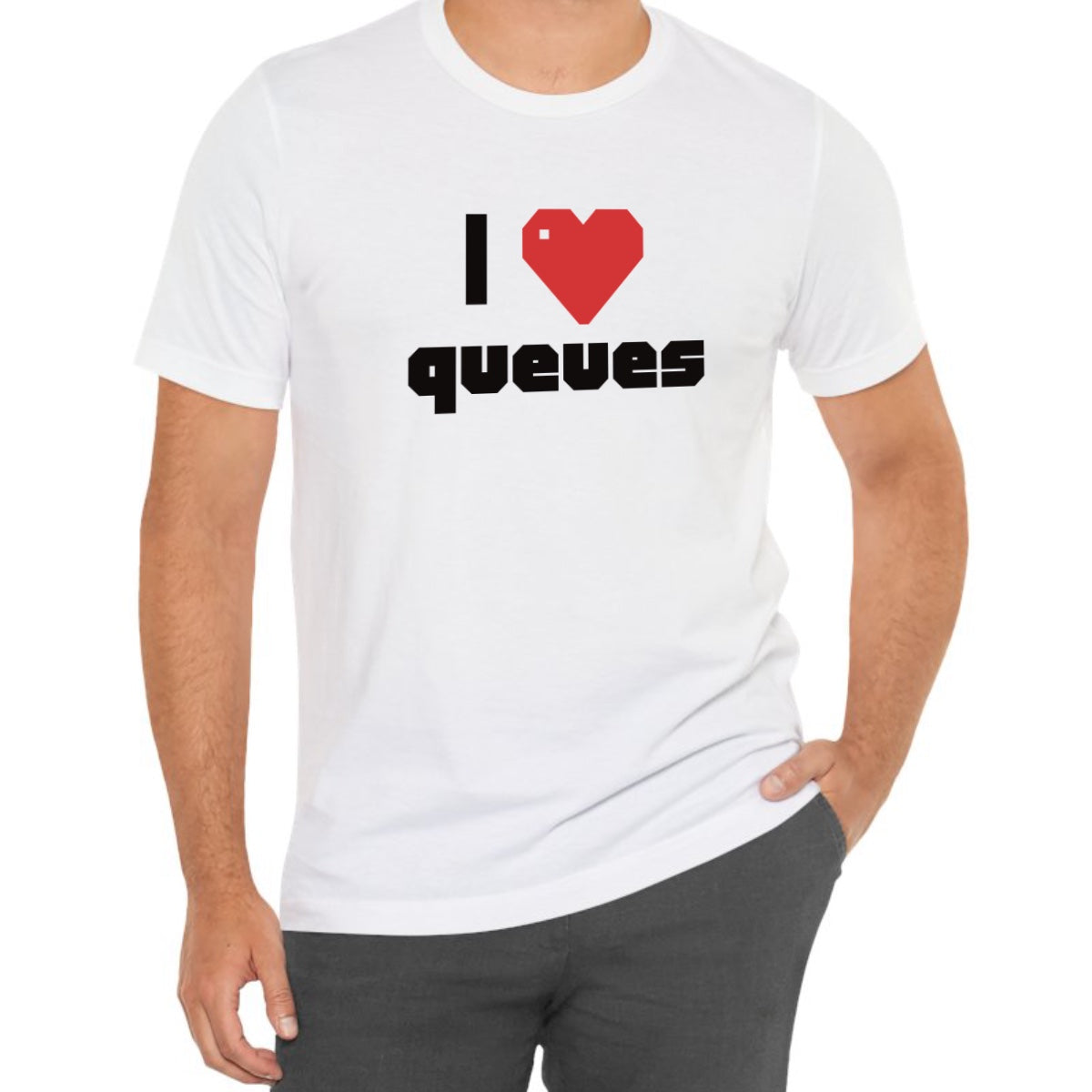 I ❤️ Queues Tee